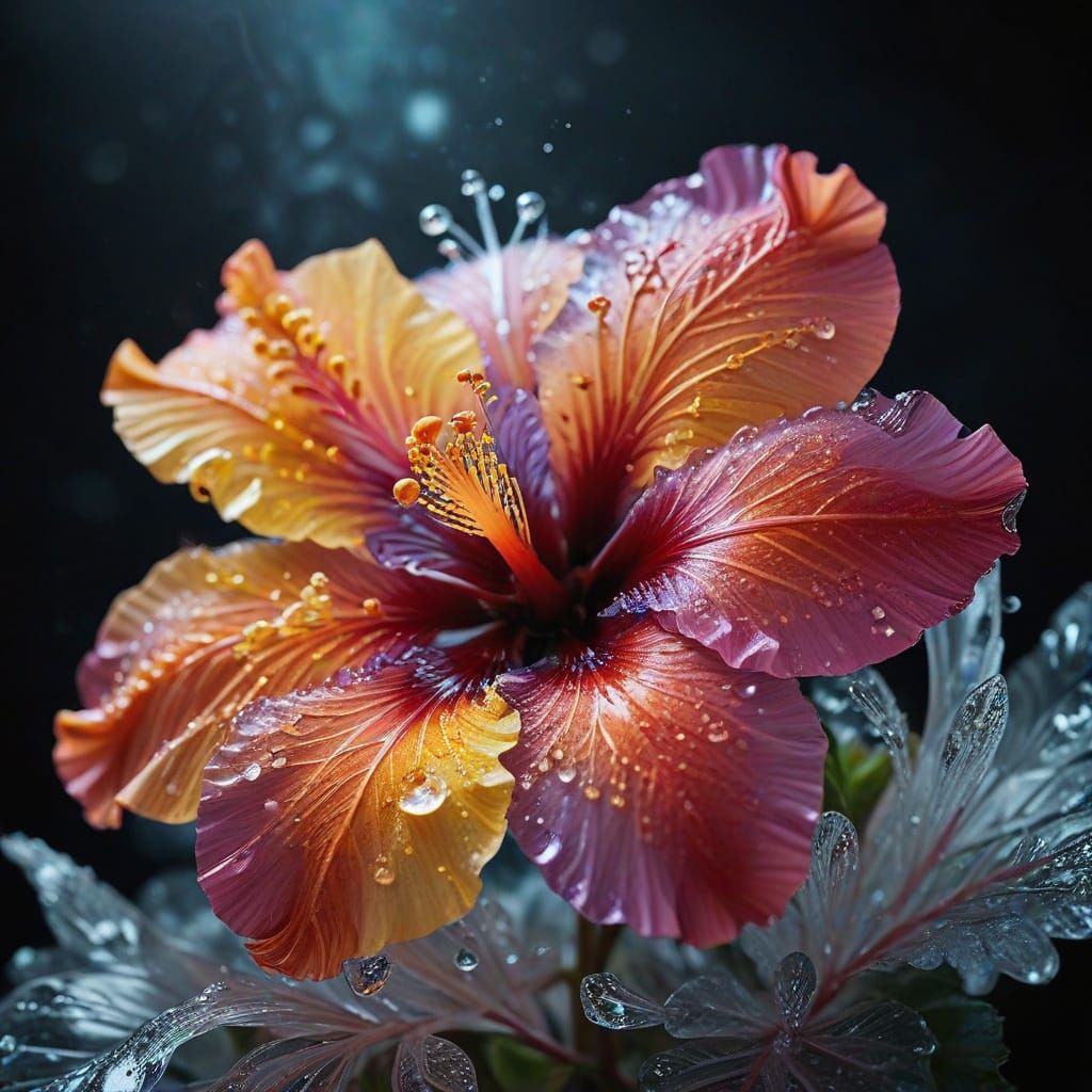 Frozen Tropical Beauty  by @MizuMist