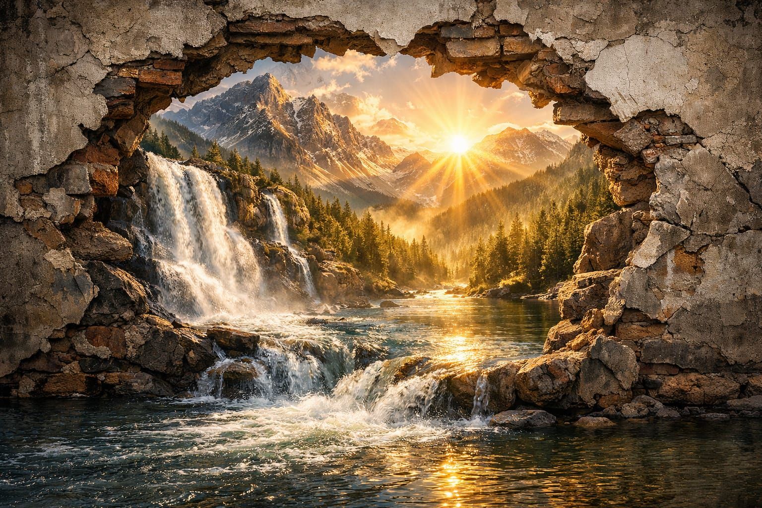 Portal of Mountain Light  by @kolovratok285