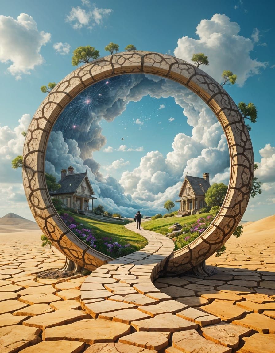 Desert Portal  by @Vira