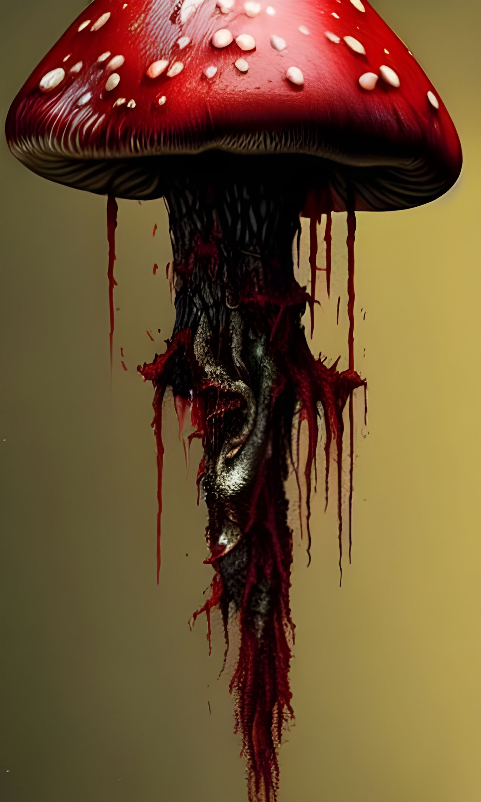Bleeding Mushroom