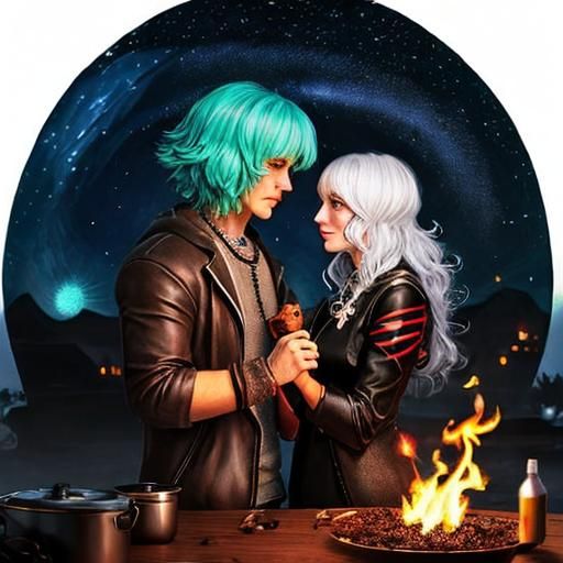 Digital kaleidoscope art. Symmetrical composition. A vibrant, intricate mandala pattern made up of mirrored tiles and fractals. High contra...