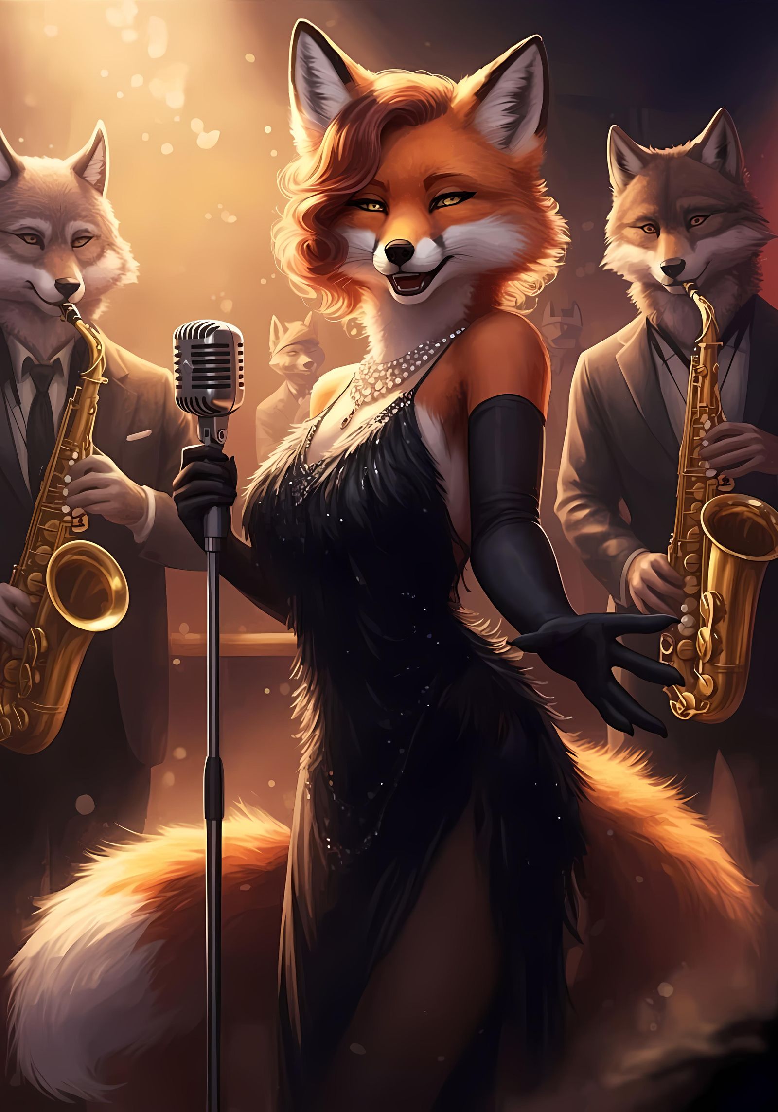 A Night at Foxy's Club  by @Tenseginger