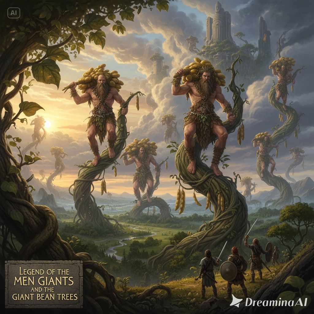 Legend of the Men Giants and the Giants Bean trees