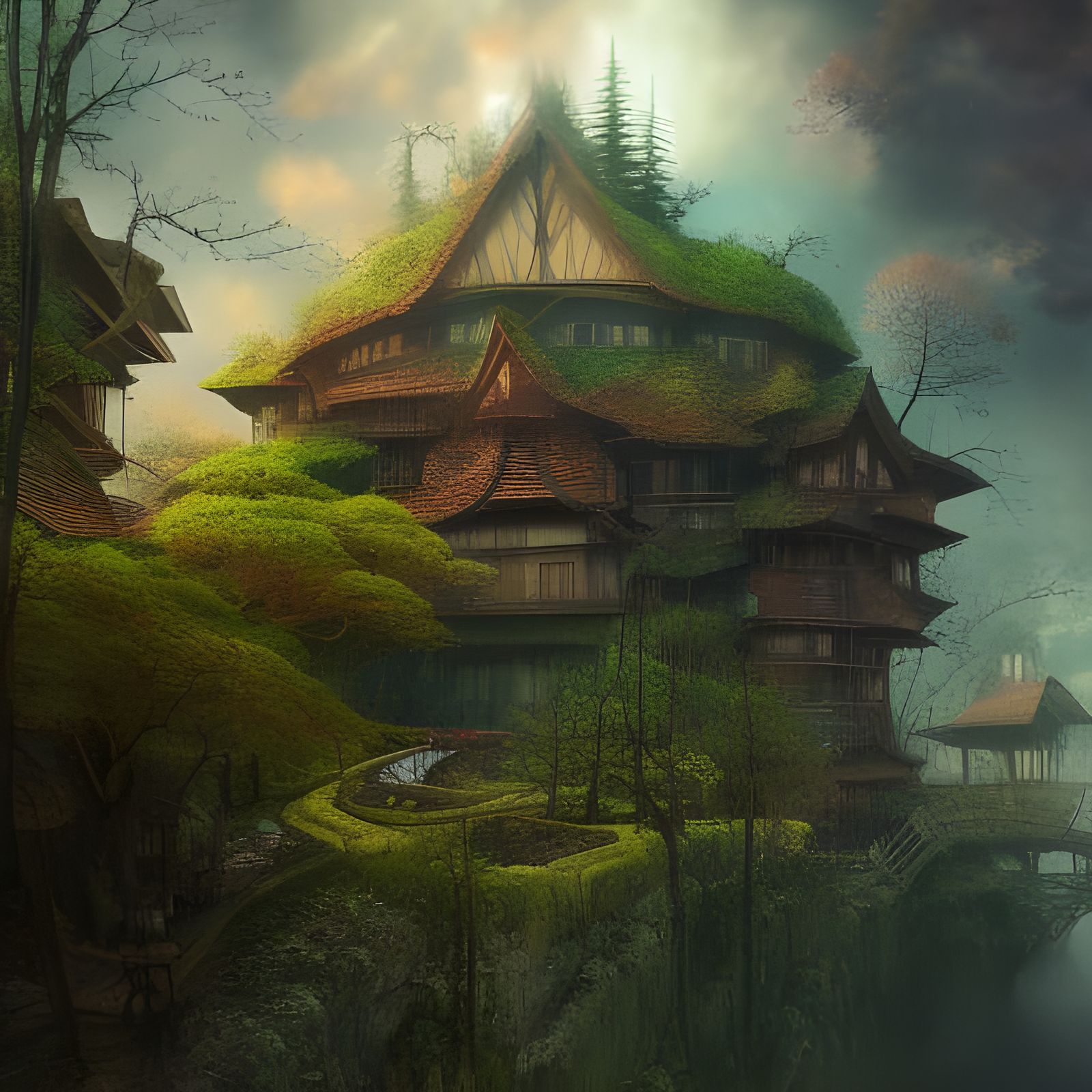 time forgotten village  by @Darklogos