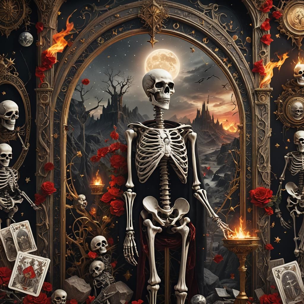 Tarot cards The World