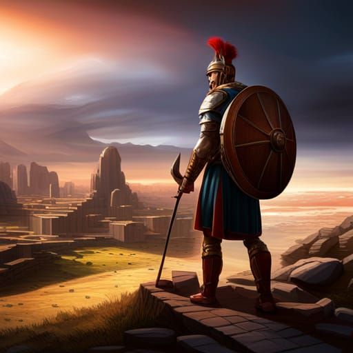 Roman soldier - AI Generated Artwork - NightCafe Creator