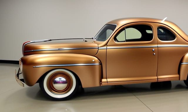 Bronze age 1944 ford coupe - AI Generated Artwork - NightCafe Creator