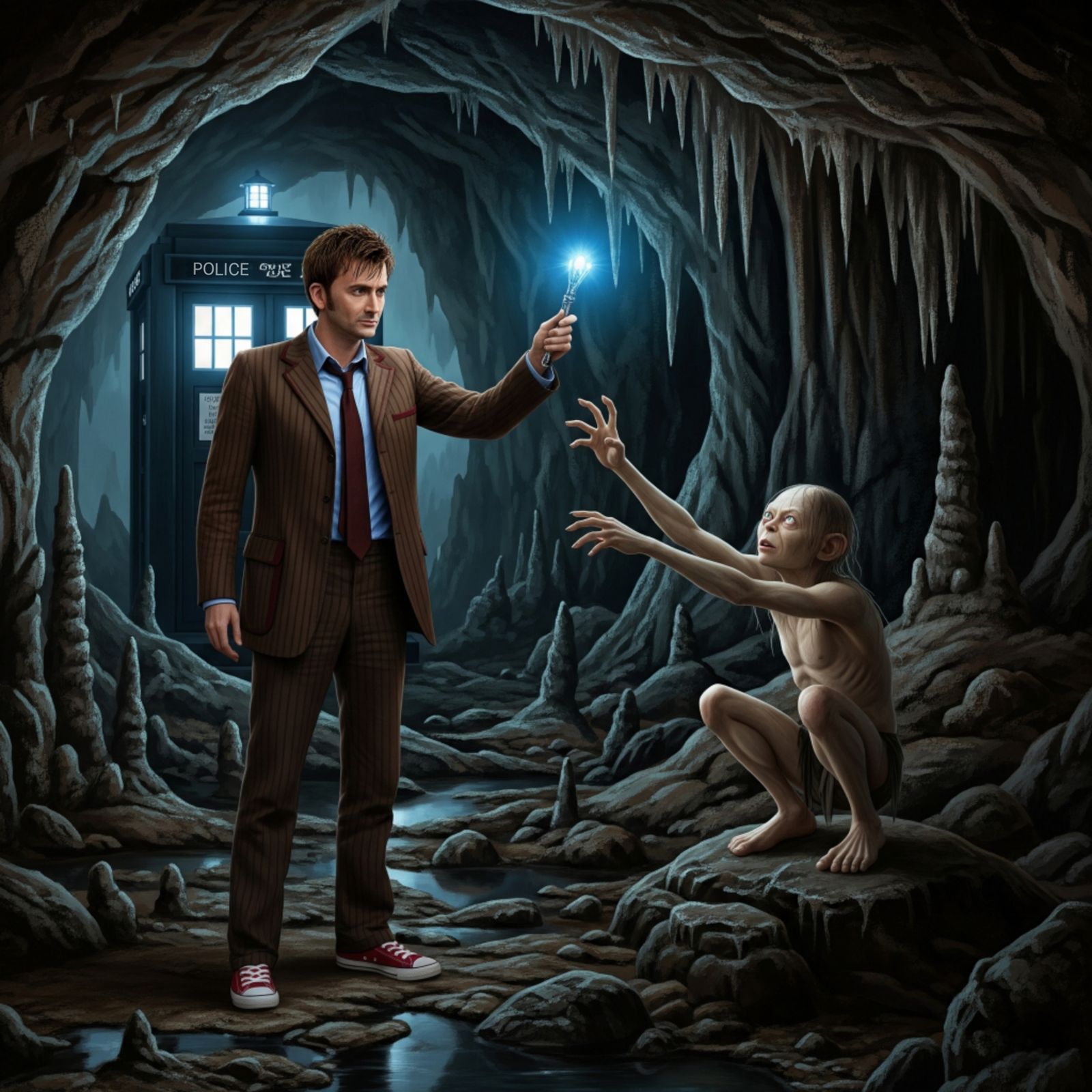 Doctor Who meets Gollum