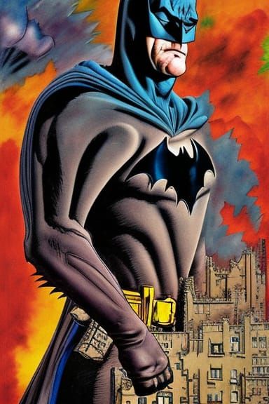 Batman Portrait Head and shoulders by Todd McFarlane, Ralph Bakshi ...