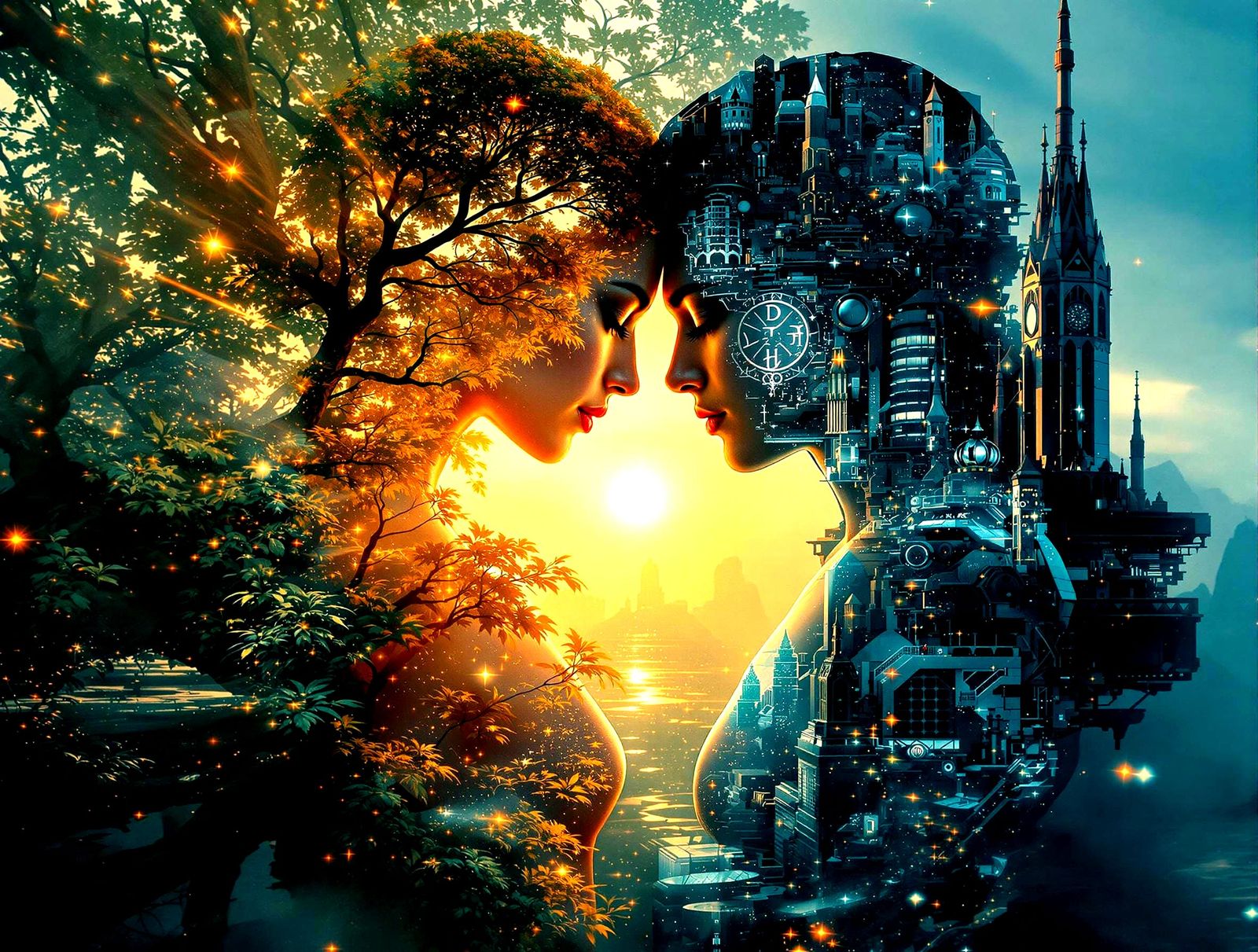 Modern Meets Traditional  by @mathy_art_girl_305