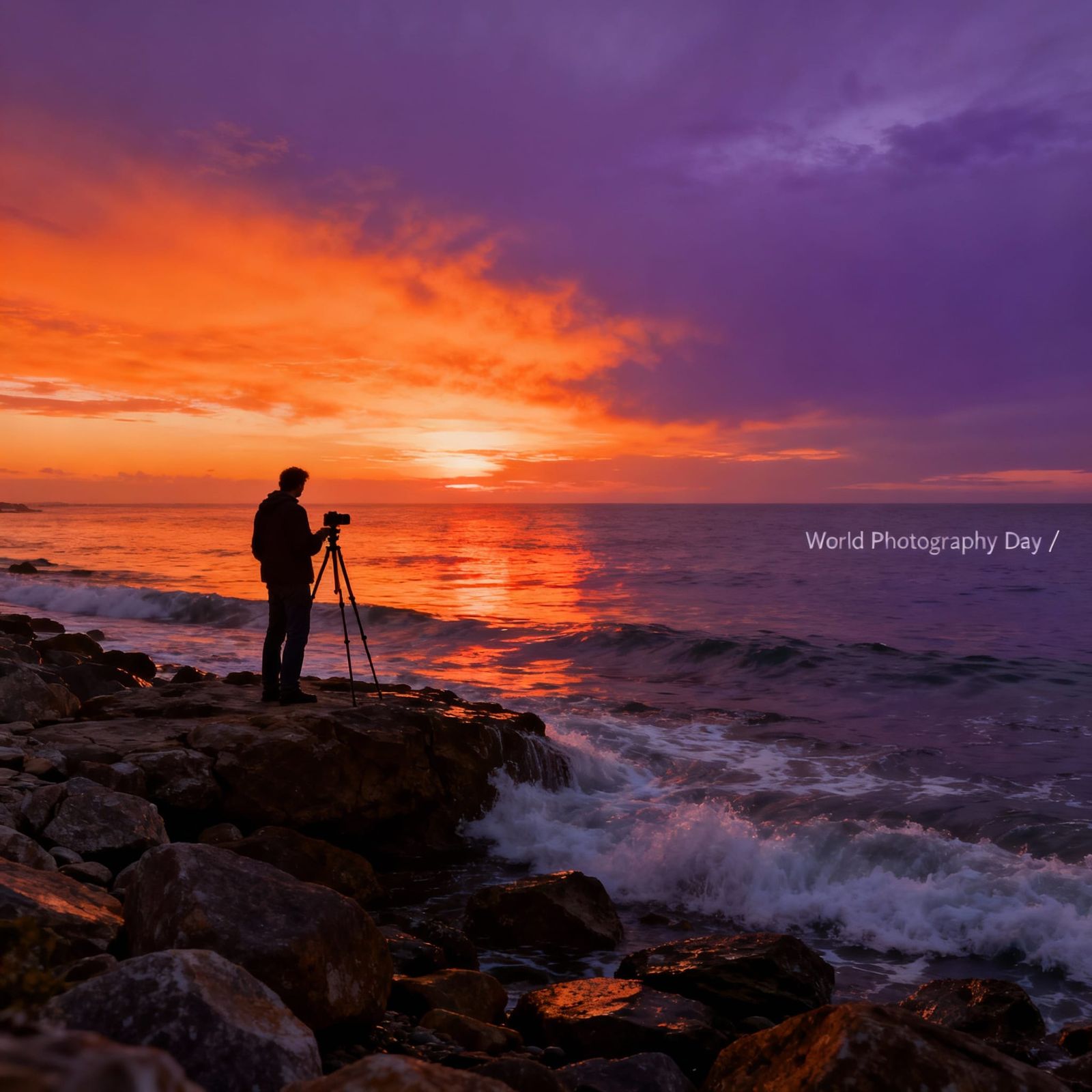 Photographer Captures Dramatic Ocean Sunset