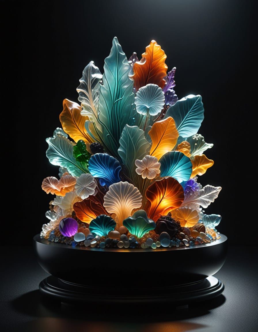 Seaglass Sculpture  by @ShanLanar