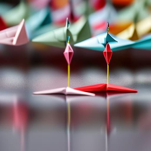 Origami Cranes Gather