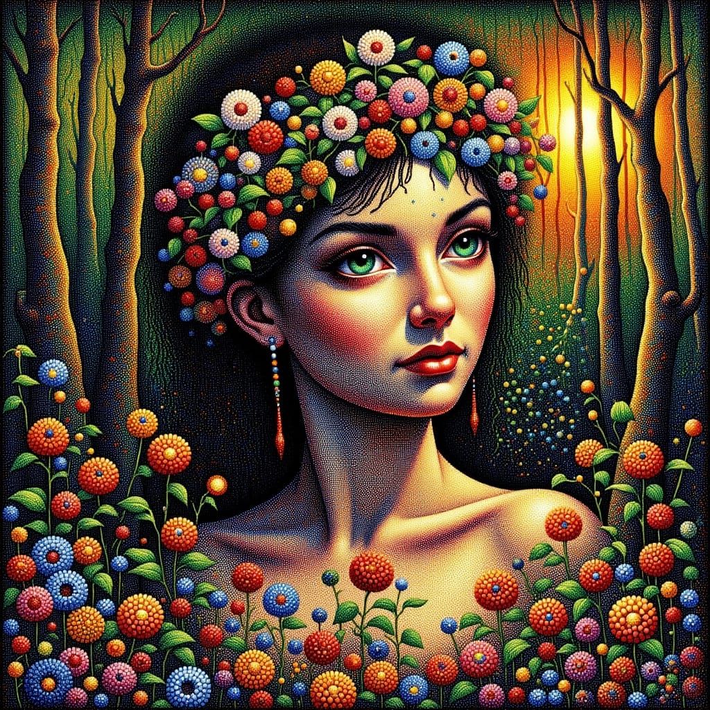 Pointillist Art Flux