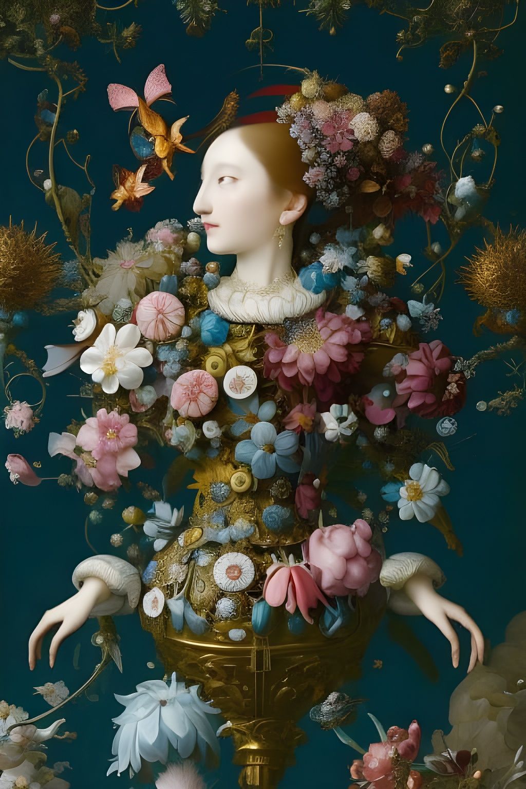 Bloemenverkoper, southern Netherlands (ca. 1520)  by @Hawkeye