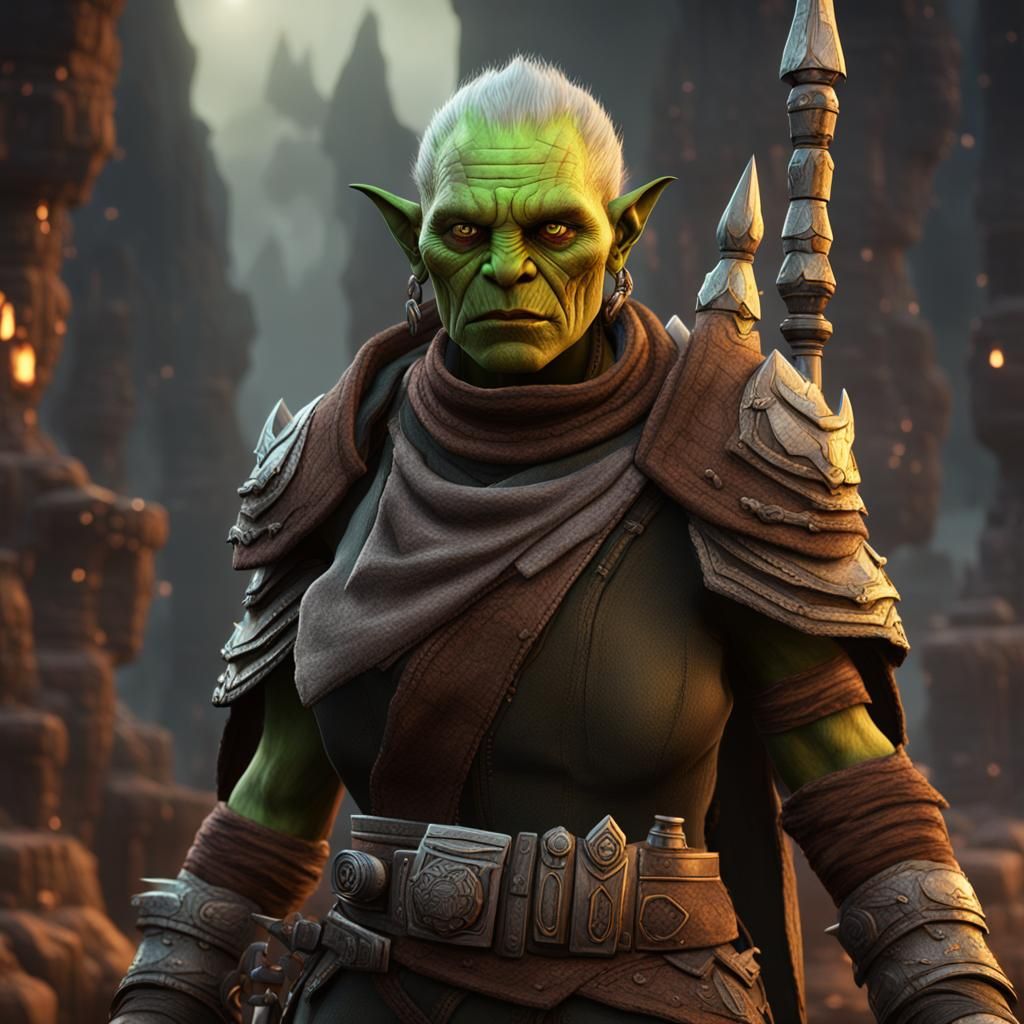female Orc jedi