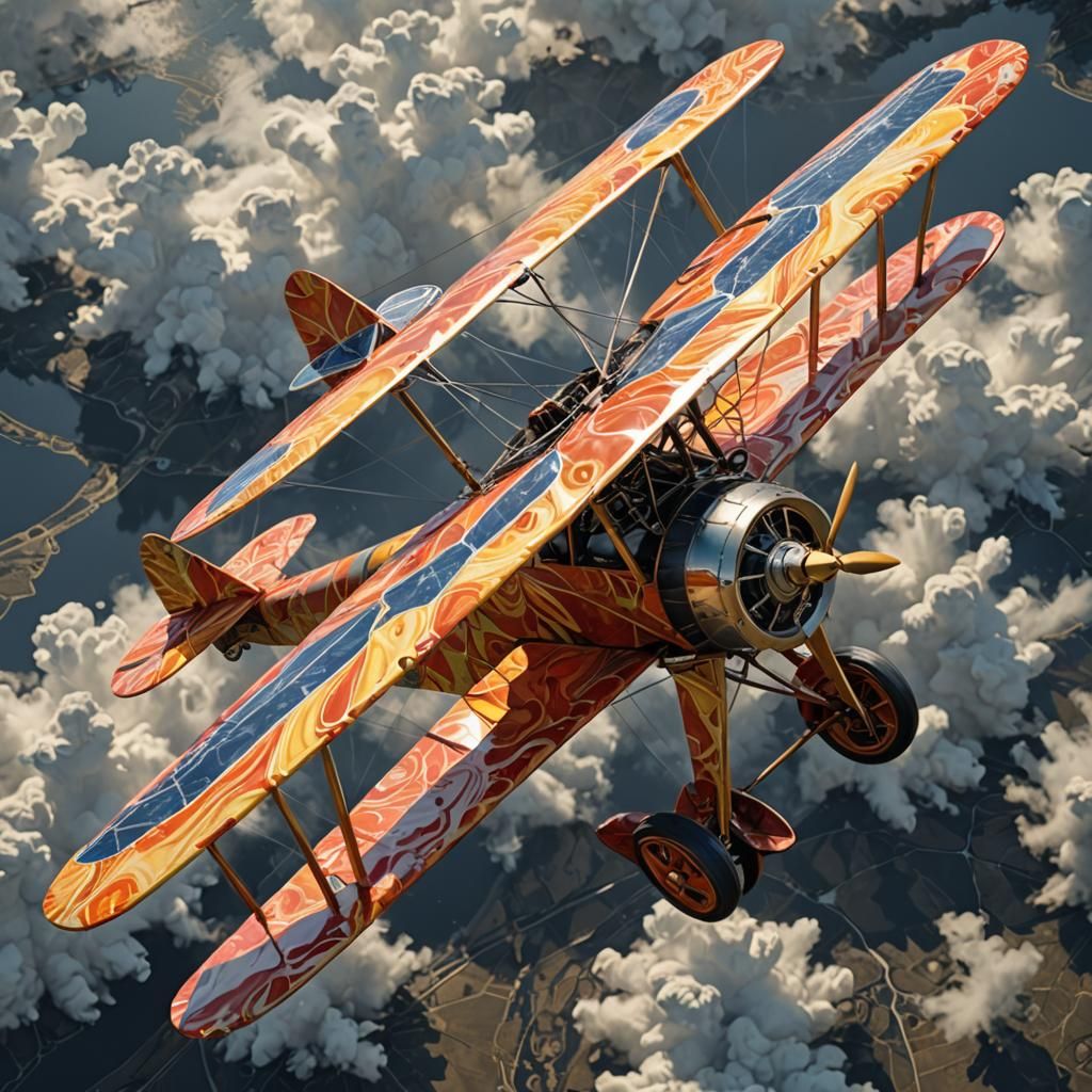 Tempra Solarpunk Triplane Photorealistic Marbling   by @Angel