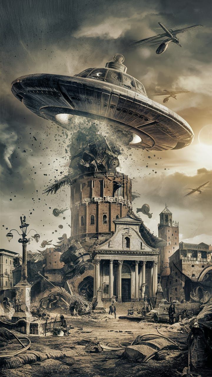 Oh look alien Dish Space in Rome !