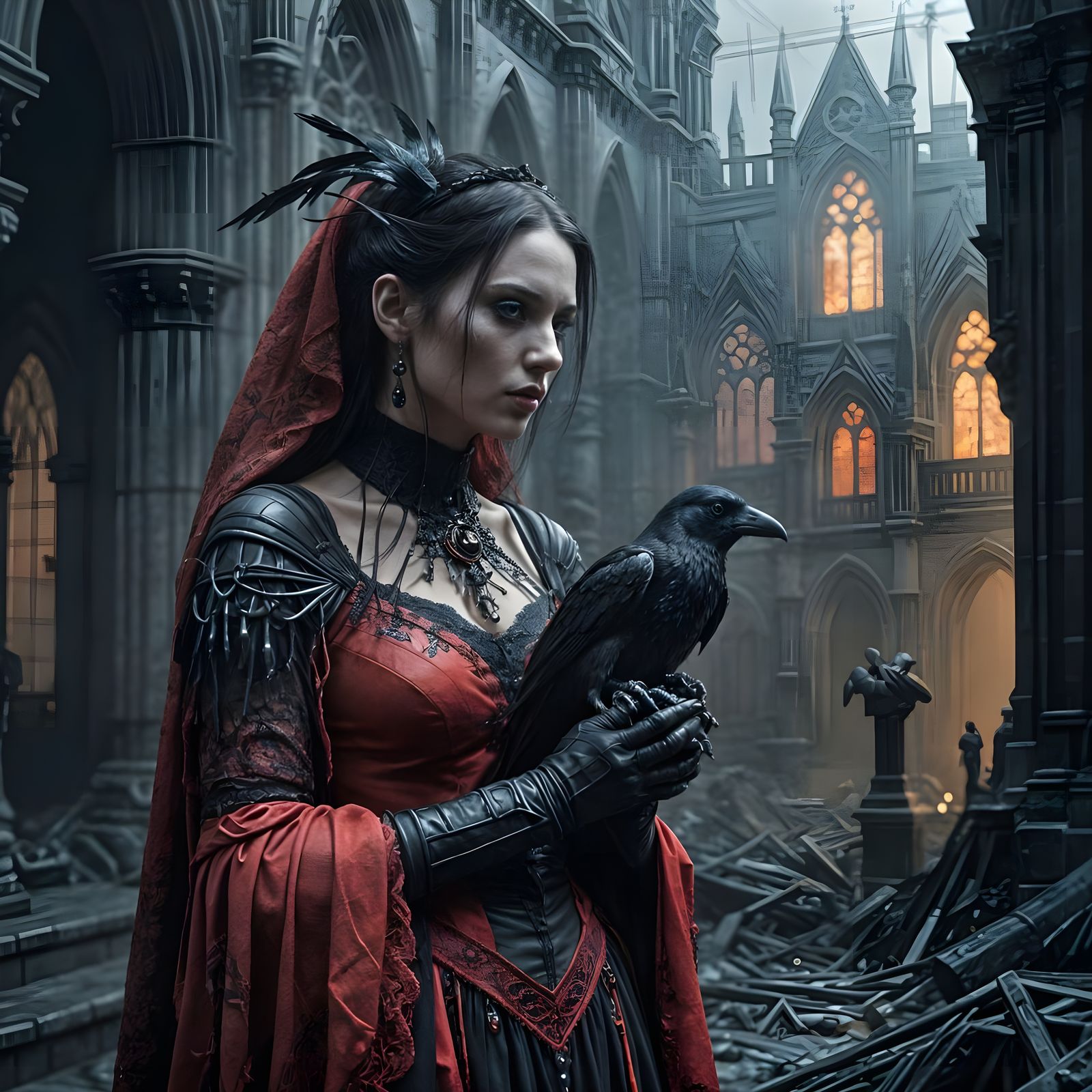 Surveying the destruction   by @Pulp fan