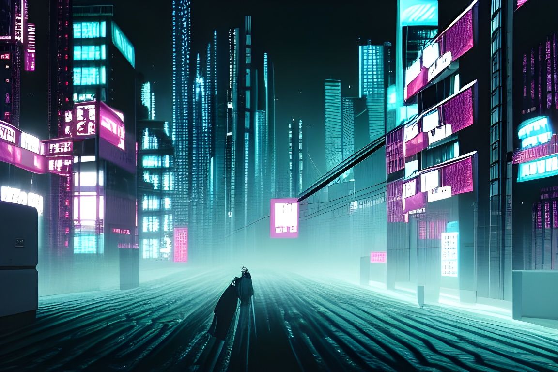 Alone in Cyberpunk City