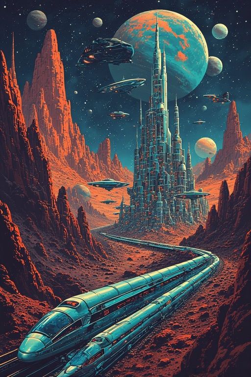 A train through mars