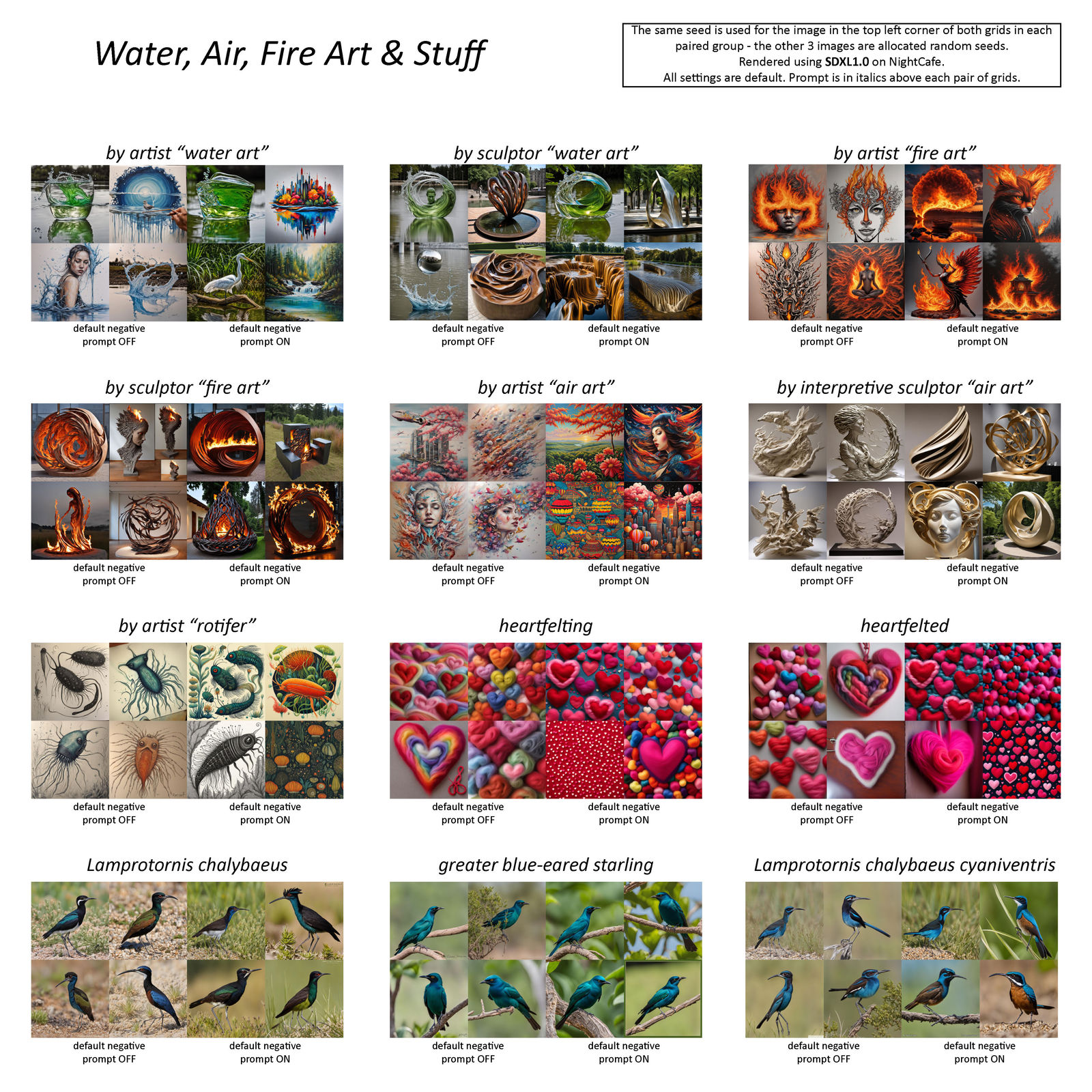 Water, Air, Fire Art & Stuff