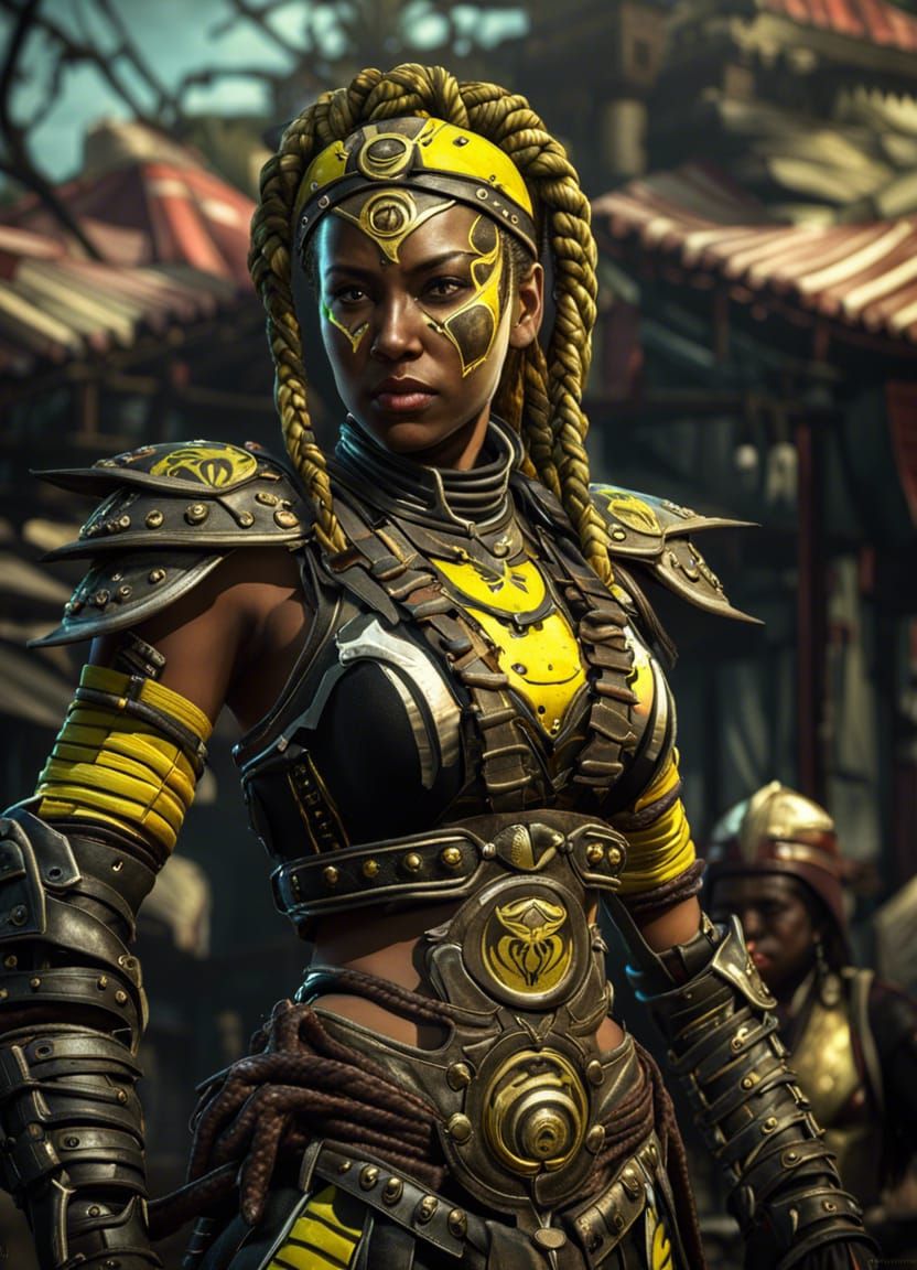 Tanya Umgadi Warrior Mortal Kombat AI Generated Artwork