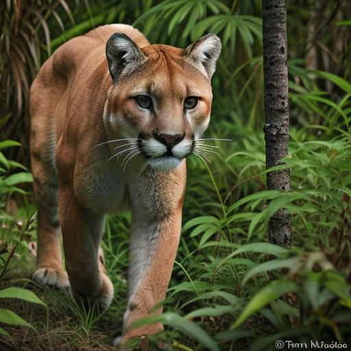 Cougar in the Jungle