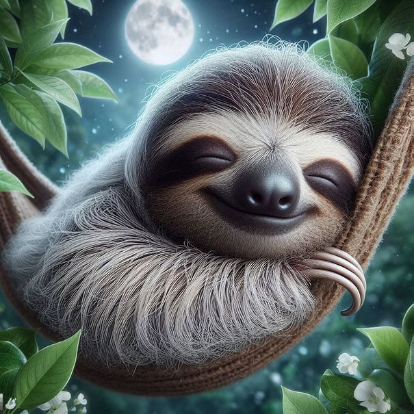 Slumbering Sloth - AI Generated Artwork - NightCafe Creator