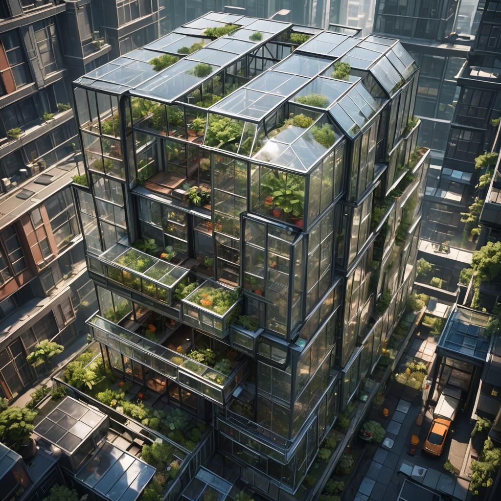 Greenhouses in Megacity 2050