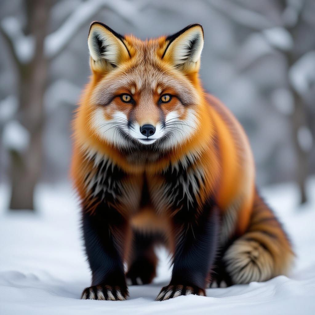 A genetically engineered Arctoid with attributes of both a bear and a fox