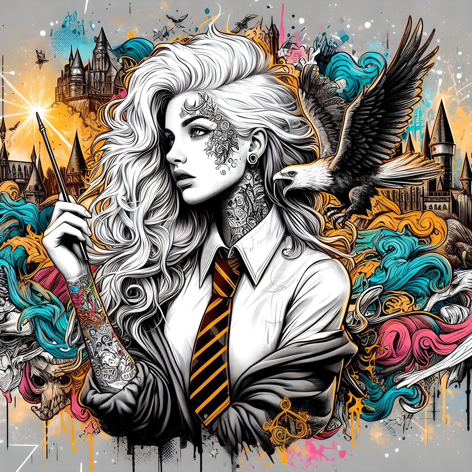 Luna Lovegood - D3 sketches