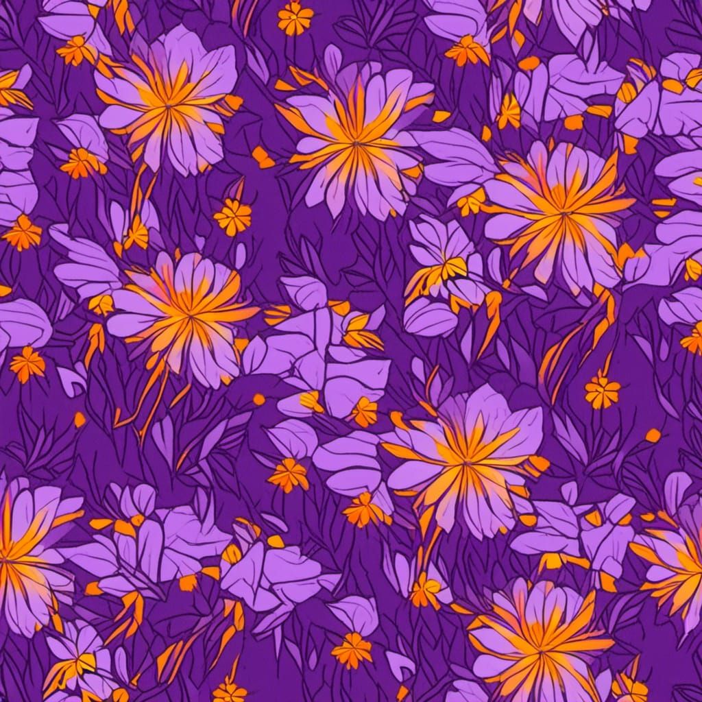 Purple flowers <lora:Purple World:1.0> 