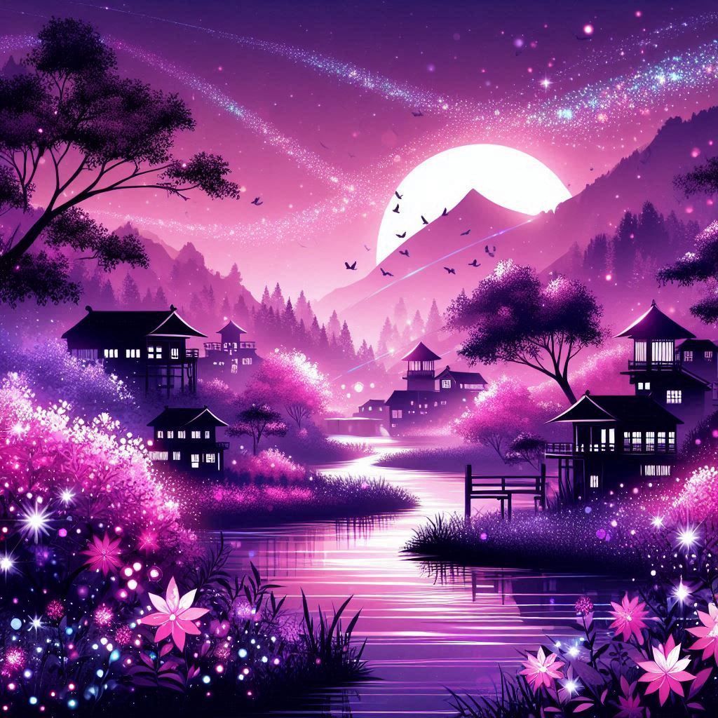 Village of Purple - Inspired by @heartflame