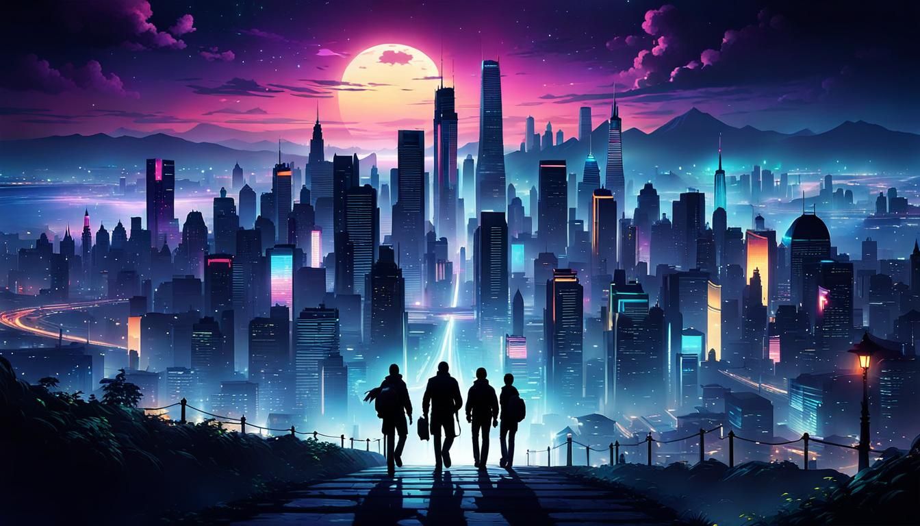 Walking home  by @Skullvia