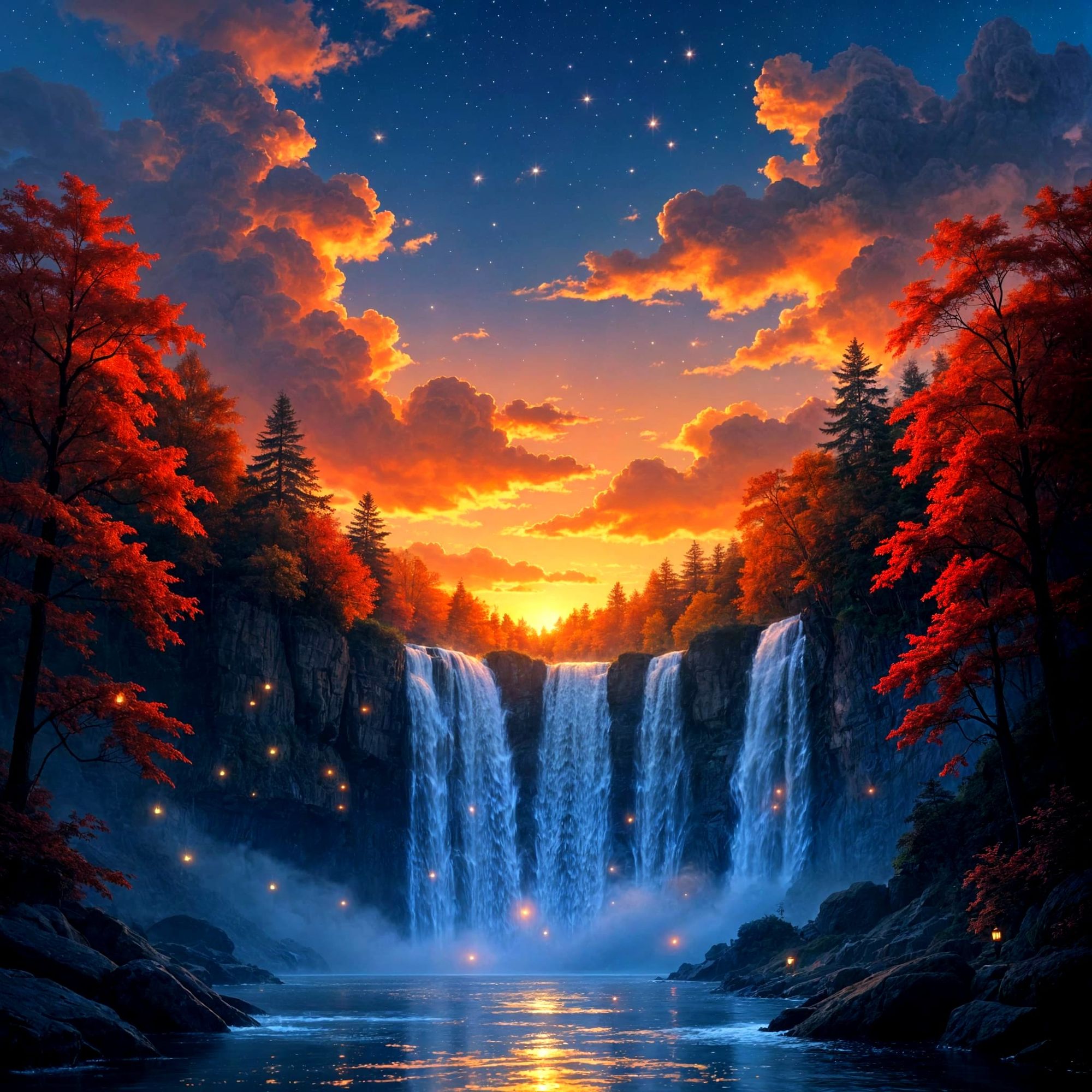 Where Autumn Meets the Falls of Heaven