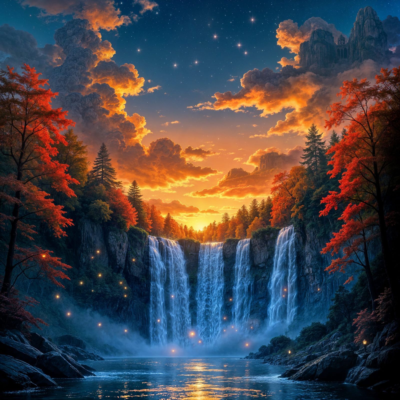 Where Autumn Meets the Falls of Heaven  by @Joe