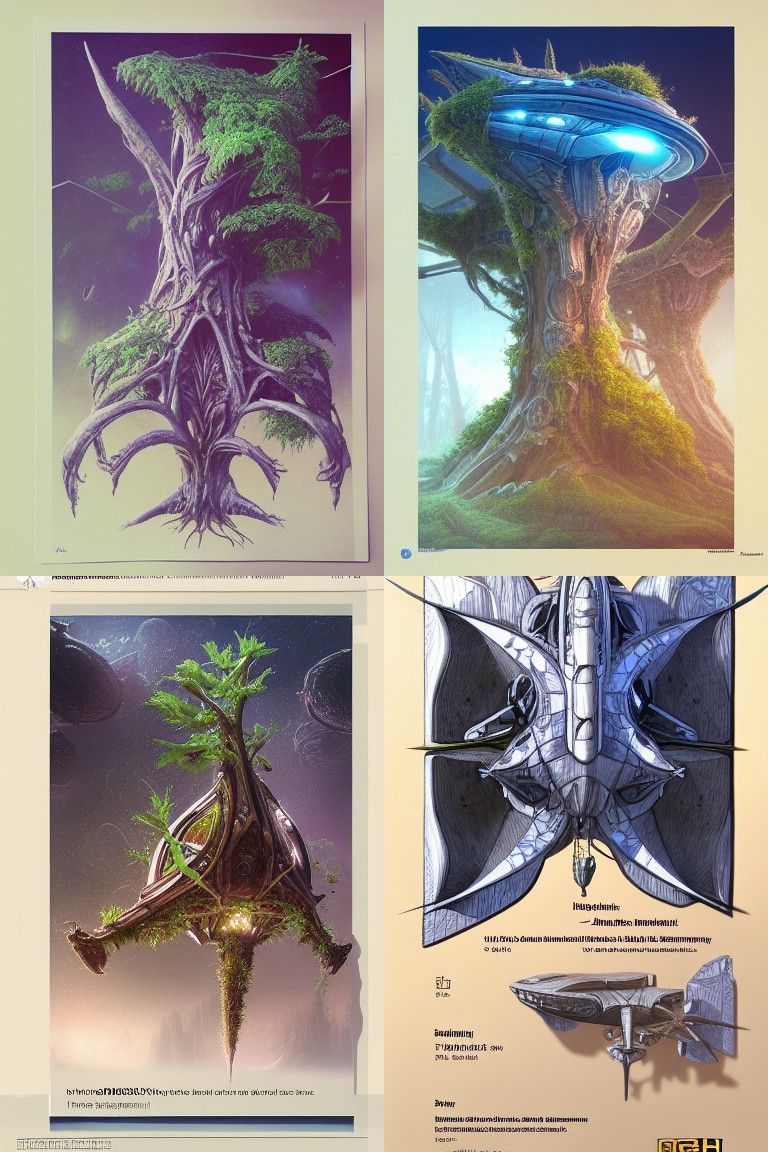 overgrown arboreal starship