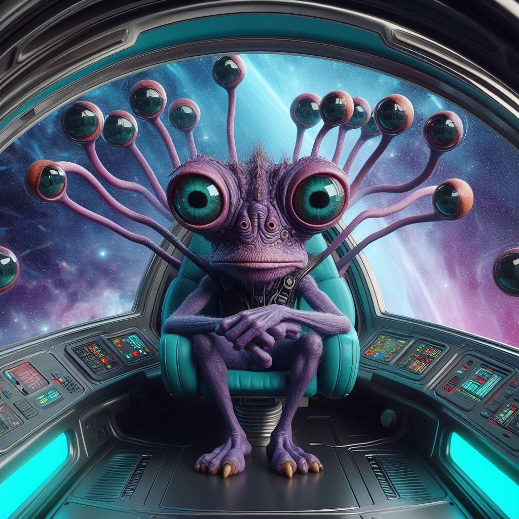 Alien Site Seeing Across The Galaxy