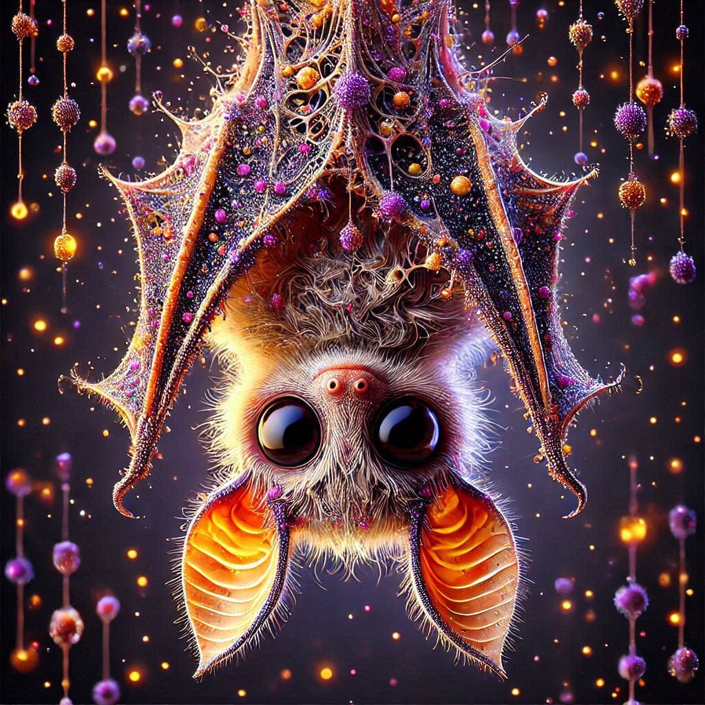 Party bat! Party hard fine friends