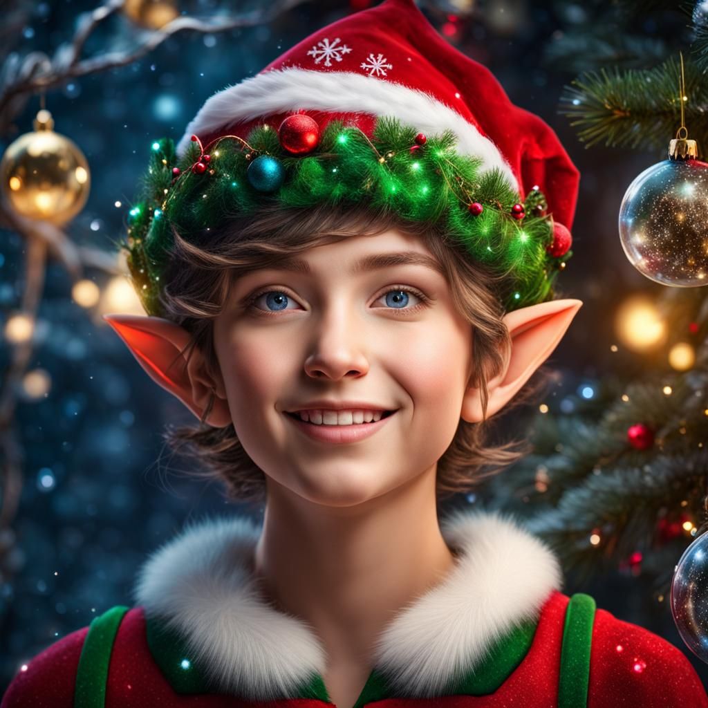 Christmas Elf  by @Johanna Art