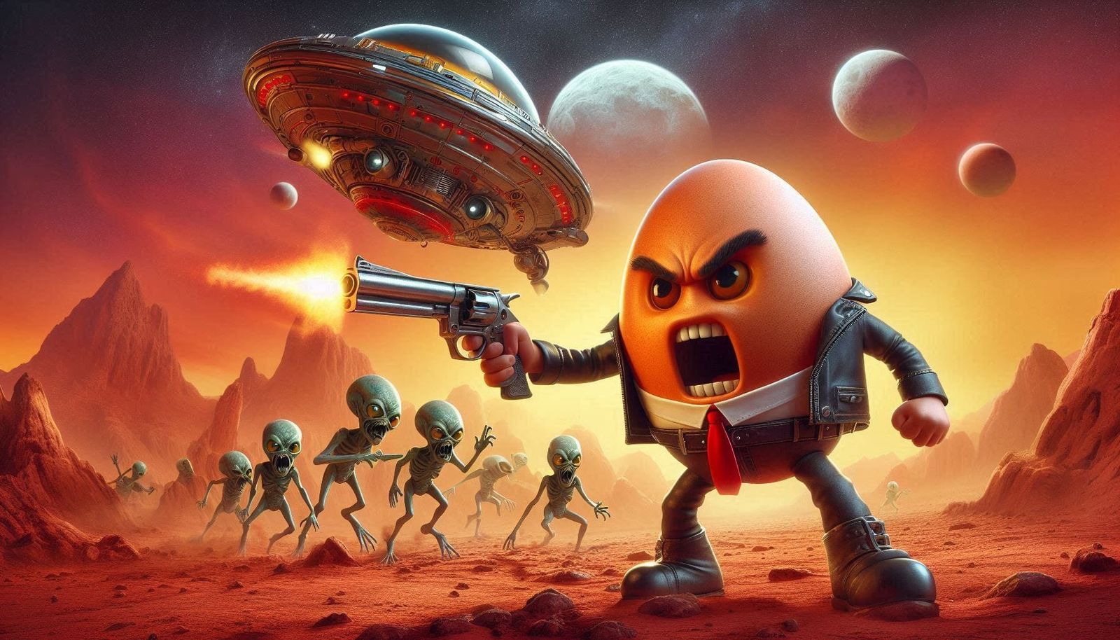 Angry Egg Vs Aliens.