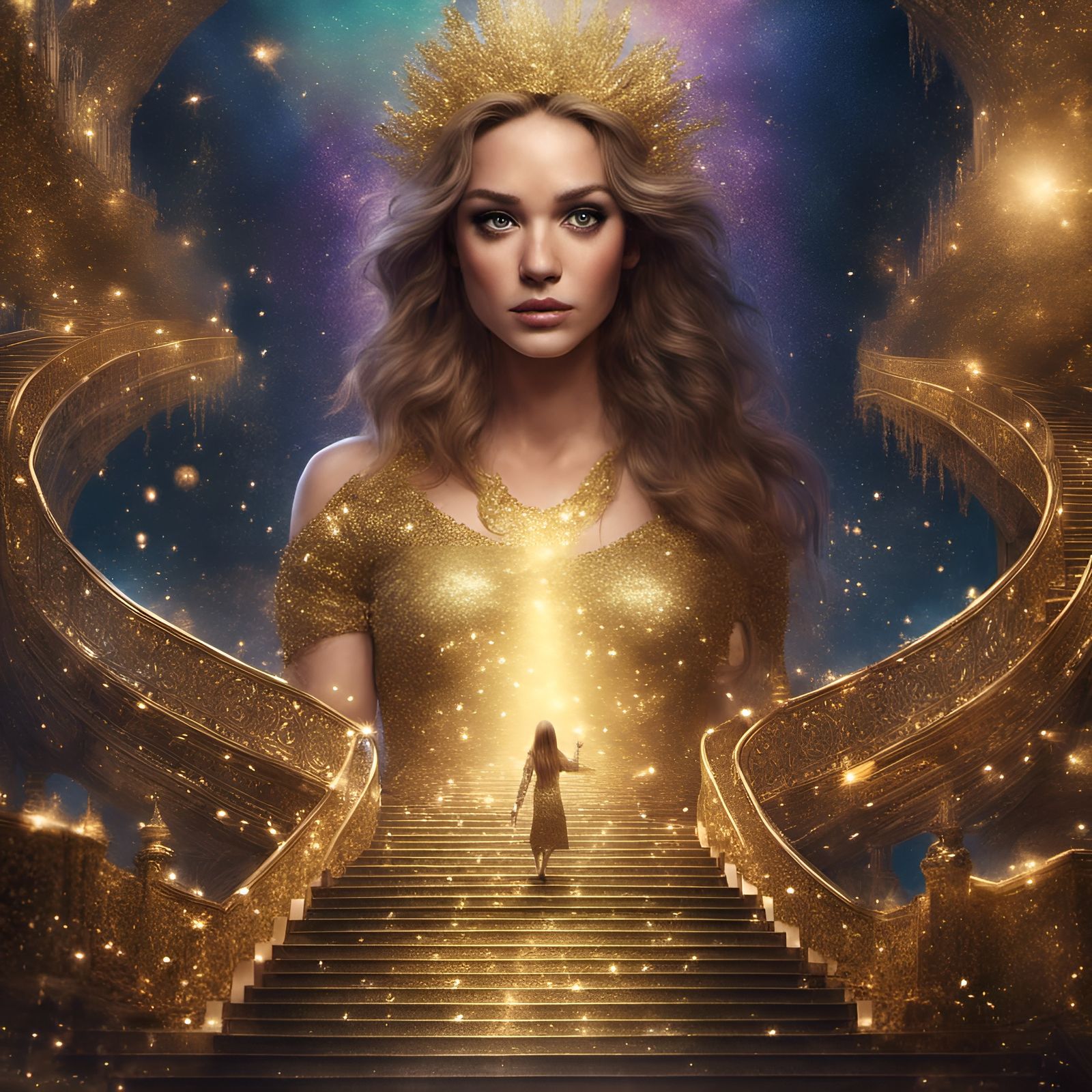 "There's a lady who's sure at that glitter is gold and she's buying the stairway to Heaven."  by @That cinema teacher