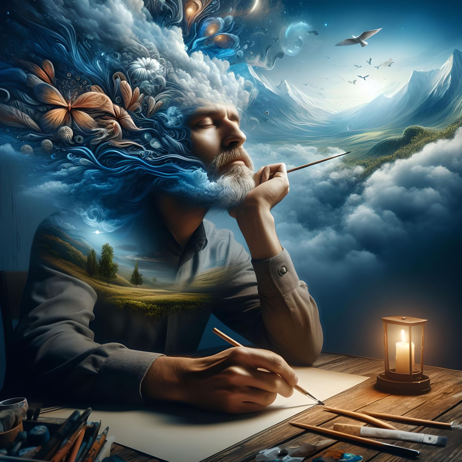 Before imagination meets paper   by @JoySha