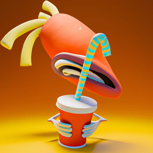 drinking stale french fry juice