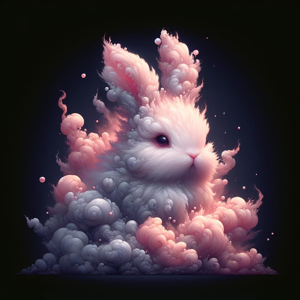 pink bunny