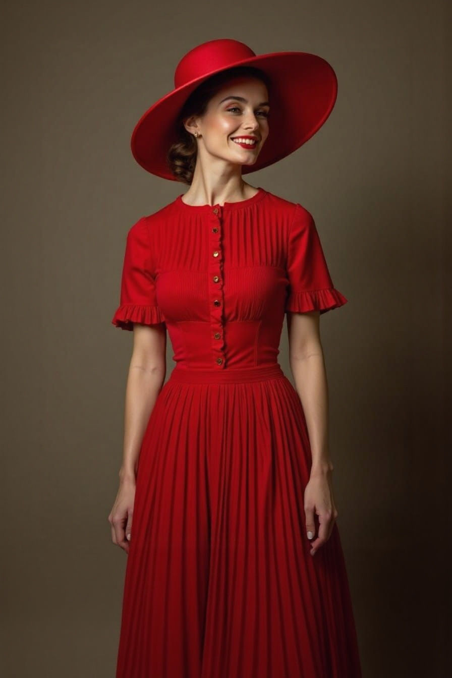 Pleats Enhance the Outfit