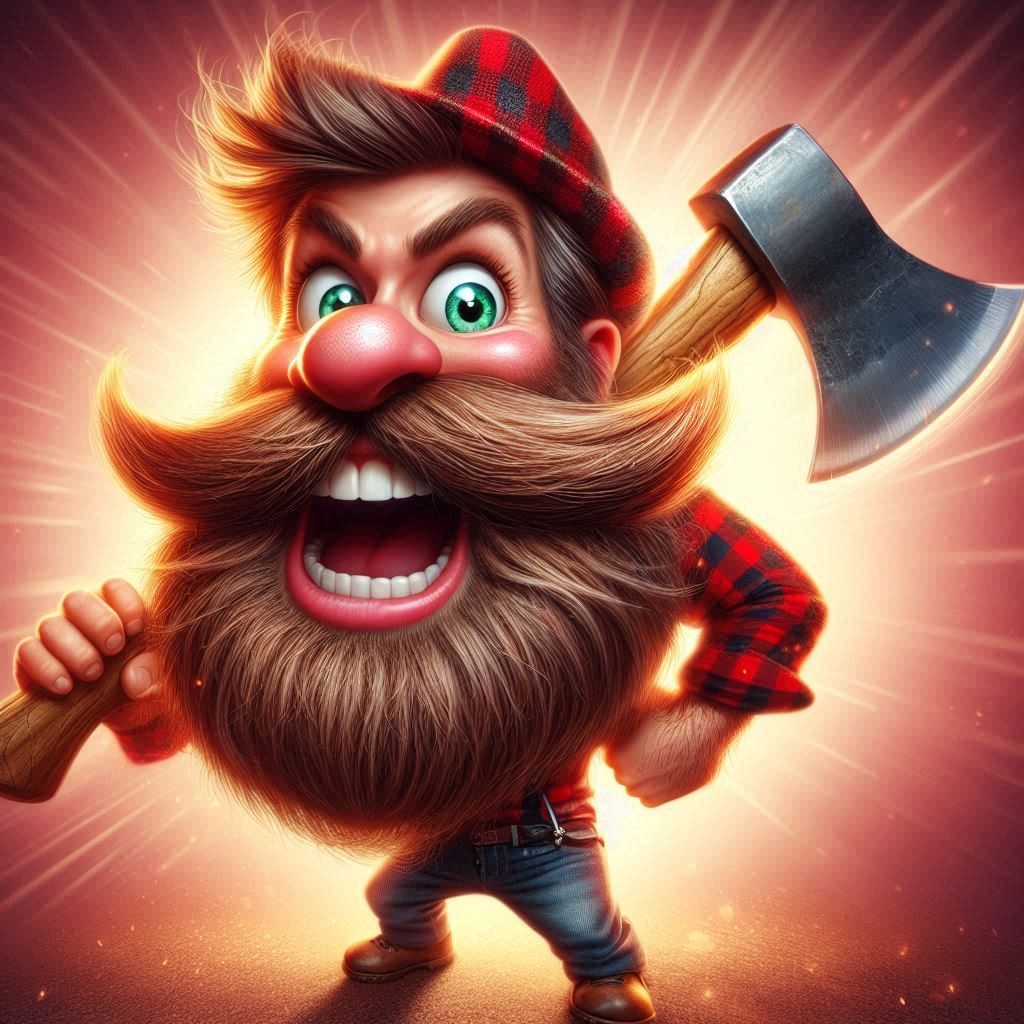 Lumberjack Caricature