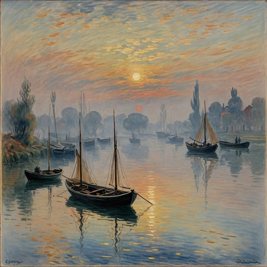 Amanecer en el río   by @DeeGee