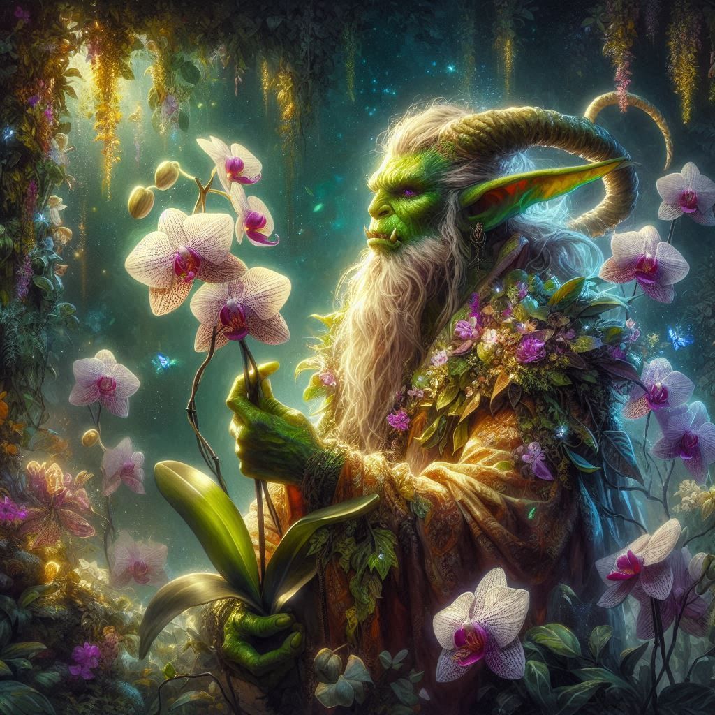 Magical Orcs Growing Magical Orchids